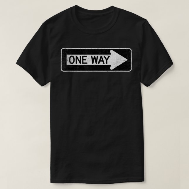 Camiseta Sinal One Way T  (Frente do Design)