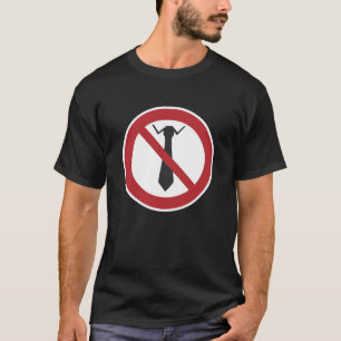 Camiseta Sinal proibido para um design engraçado de tuxedo 