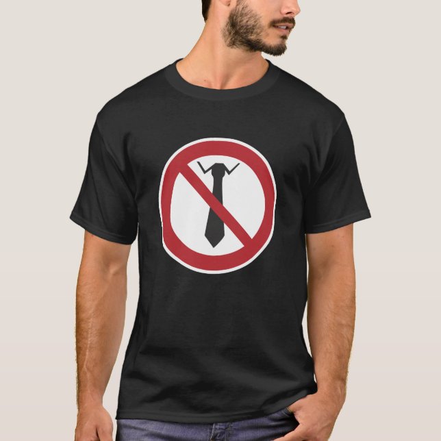 Camiseta Sinal proibido para um design engraçado de tuxedo  (Frente)