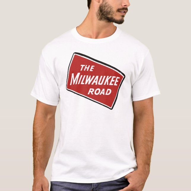 Camiseta Sinal Railway 2 da estrada de Milwaukee (Frente)