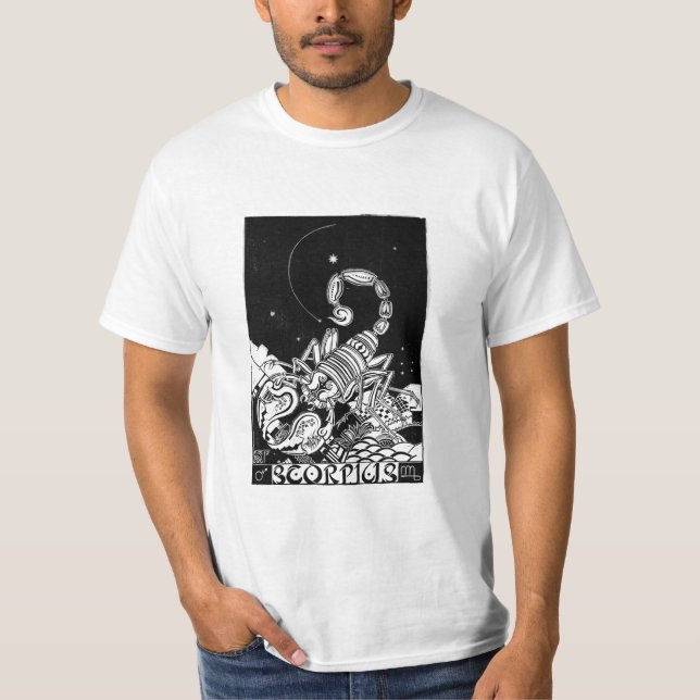 Camiseta Sinal Scorpio Zodiac (Frente)