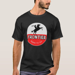 Camiseta Sinal vintage Frontier Rarin' to-go
