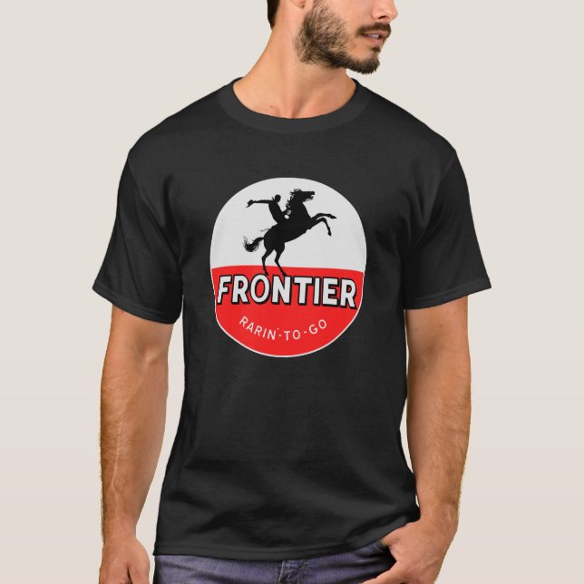 Camiseta Sinal vintage Frontier Rarin' to-go (Frente)