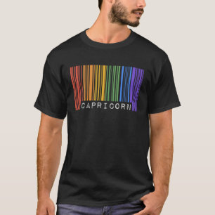 Camiseta Sinal Zodiac com Orgulho gay de Código de Barras d