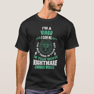 Camiseta Sinal Zodiac Im A Gráfico de Virgem