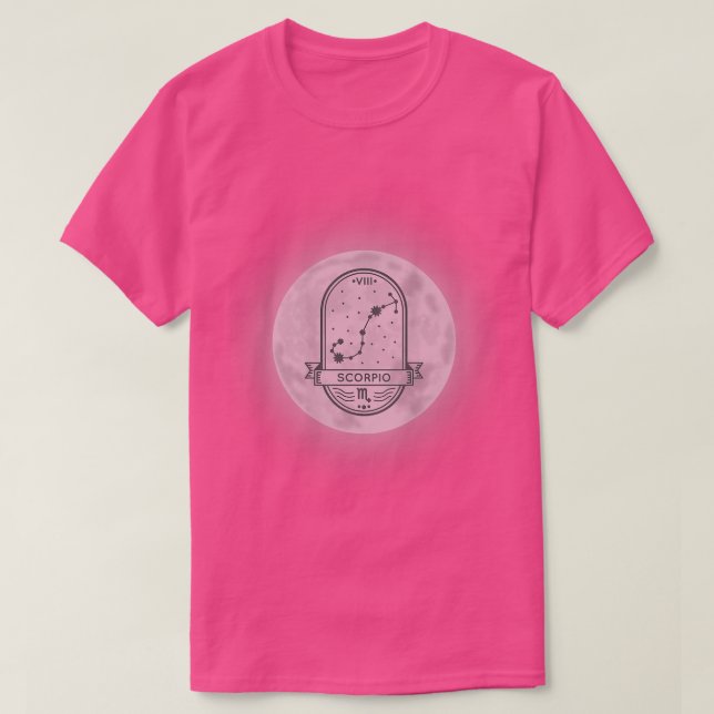 Camiseta Sinal Zodiac Scorpio 2599 (Frente do Design)