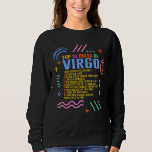 Camiseta Sinal Zodíaco 10 Principais Regras De Virgo Astrol