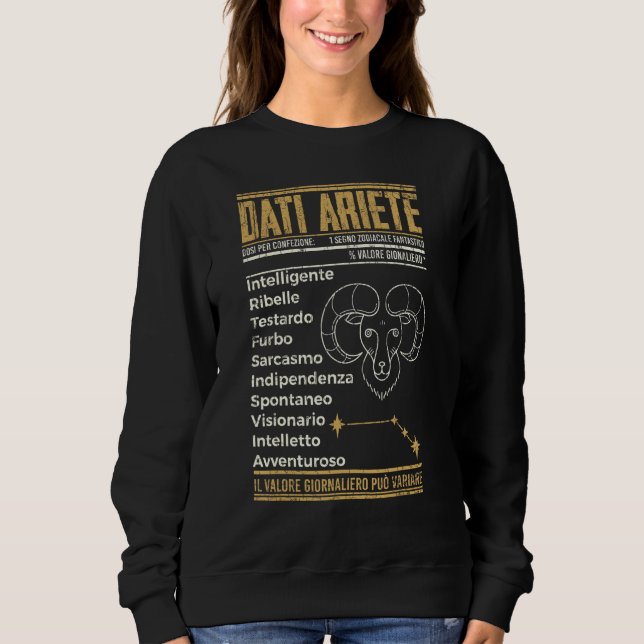 Camiseta Sinal Zodíaco de Cereny Aries (Frente)