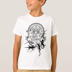 Camiseta Sinal Zodíaco e Pets Correspondentes.Scorpio - Liz