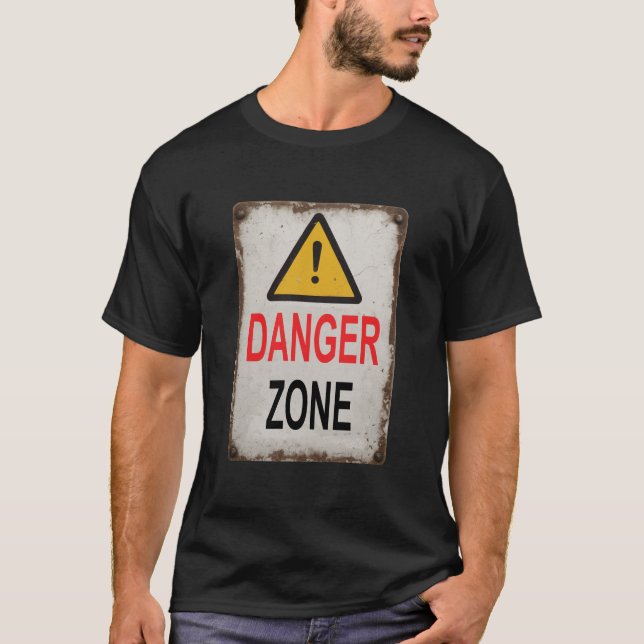 CAMISETA SINALIZAÇÃO DA ZONA DE PERIGO (Frente)