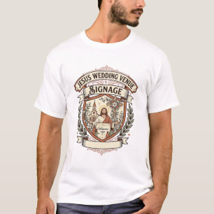Camiseta Sinalização de Local de Casamento de Jesus Sinal d