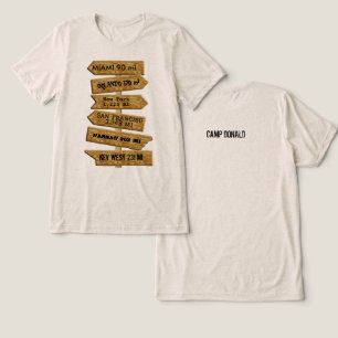 Camiseta Sinalização personalizável do estilo "MASH" aprimo