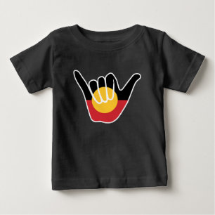 Camiseta Sinalizador aborígena australiano Shaka sinal de a