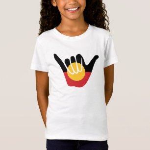 Camiseta Sinalizador aborígena australiano Shaka sinal de a