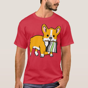 Camiseta Sinalizador Agender Corgi Agender Pride14