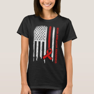 Camiseta Sinalizador Americano Burgundy O Cérebro da Fita C