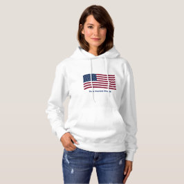 Camiseta Sinalizador Americano com Slogan Personalizado