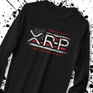 Camiseta Sinalizador Americano Crypto Currency Cryptocurren