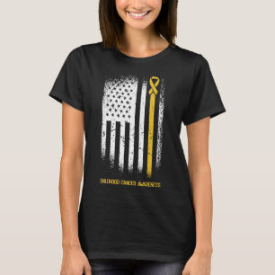 Camiseta Sinalizador Americano Friso de Sensibilização para