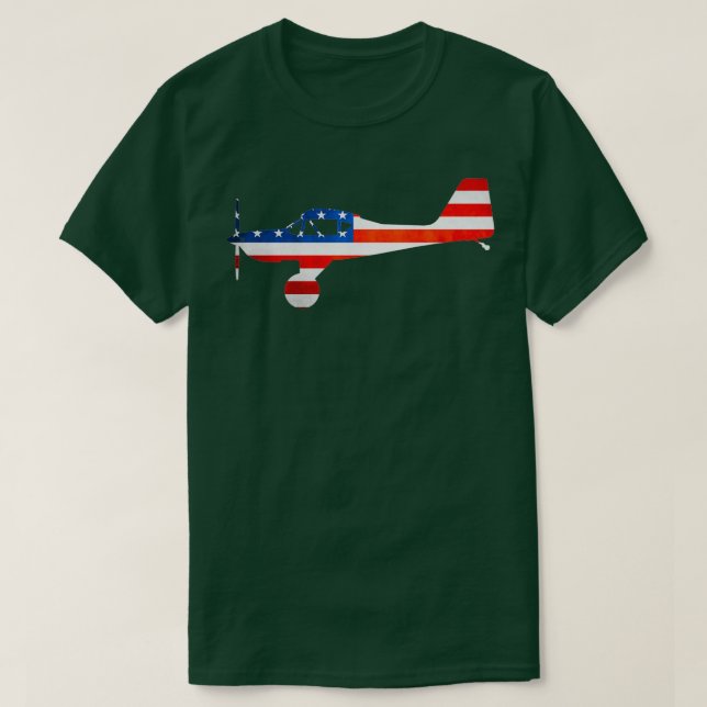 Camiseta Sinalizador americano KitFox (Frente do Design)