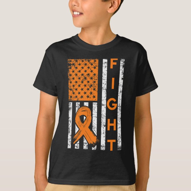 Camiseta Sinalizador Americano Laranja Faixa Laranja Sensib (Frente)