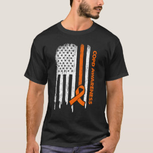 Camiseta Sinalizador Americano Laranja Fita de Copas Sensib