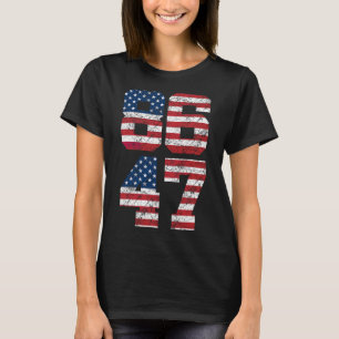 Camiseta Sinalizador Anti-Trump 8647 Anti-Trump Retro Us Pr