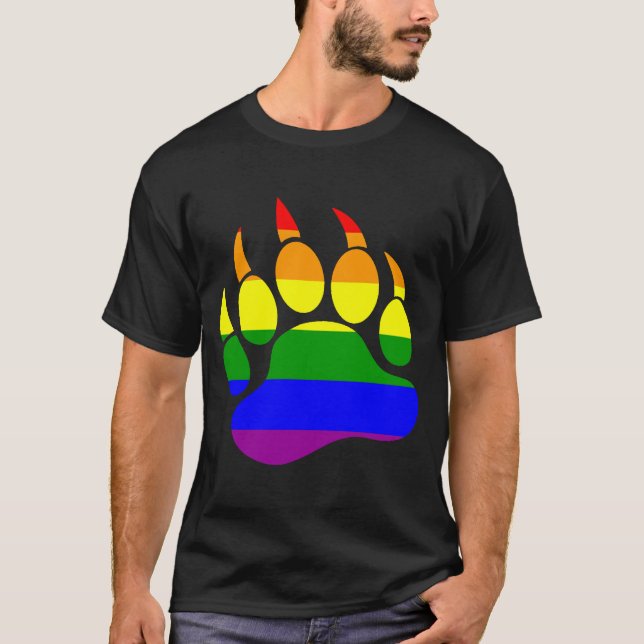 Camiseta Sinalizador Arco-Íris de orgulho gay Cores (Frente)