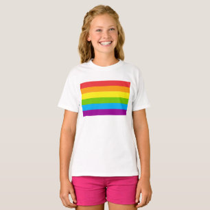 Camiseta Sinalizador Arco-Íris Lgbt