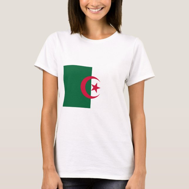 Camiseta Sinalizador Argélia (Frente)