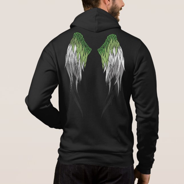 Camiseta Sinalizador Aromântico - Asas (Verso)