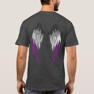 Camiseta Sinalizador Asexual - Asas Anjos