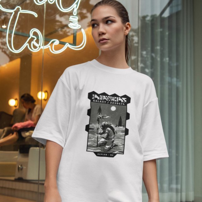 Camiseta Sinalizador Astronauta (Criador carregado)