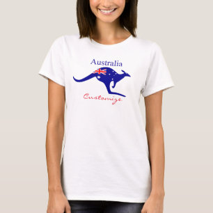 Camiseta Sinalizador australiano Kangaroo Thunder_Cove
