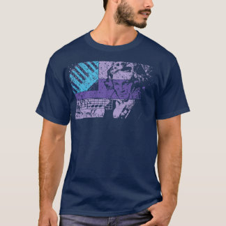 Camiseta Sinalizador Beethoven, estilo 80, com 5 Symphony N