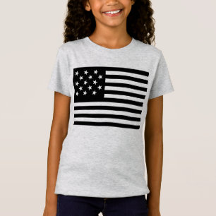 Camiseta Sinalizador Black Star Spanged Banner America