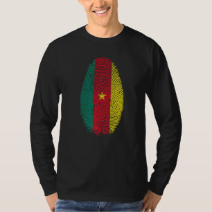 Camiseta Sinalizador Camarões Impressão Está No Meu Dna Cam