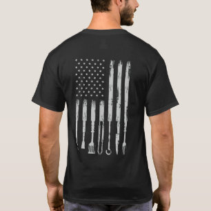 Camiseta Sinalizador CHURRASCO Design Smoking Barbecue USA