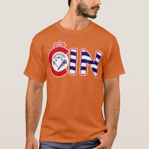 Camiseta Sinalizador Cincinnati Sinalizador de Centro de Ci