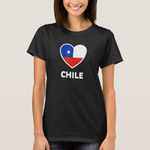 Camiseta Sinalizador Coração do Chile