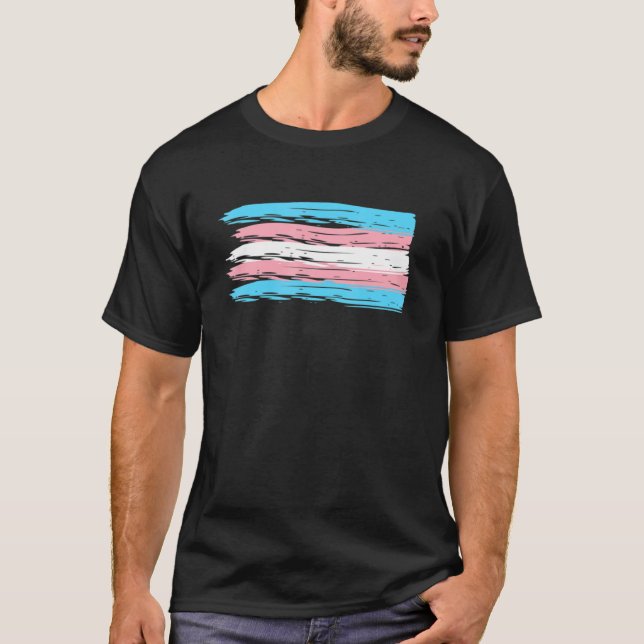 Camiseta Sinalizador Csd do Orgulho Transgênero (Frente)