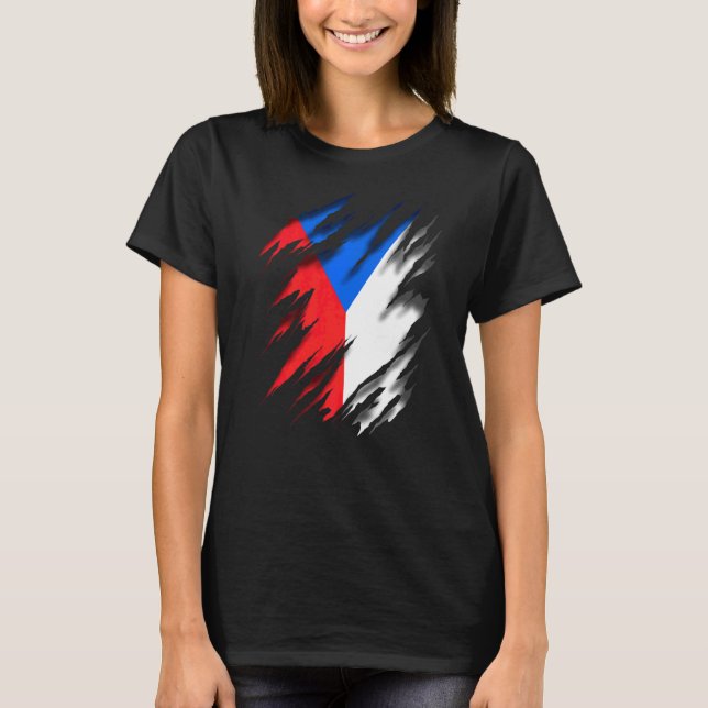 Camiseta Sinalizador Cze República Checa (Frente)