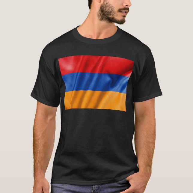 Camiseta Sinalizador da Armênia (Frente)