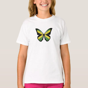 Camiseta Sinalizador da Borboleta Jamaica