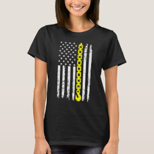 Camiseta Sinalizador da Cadeia de Ganchos Amarelo América d