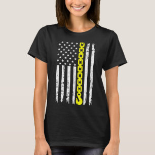 Camiseta Sinalizador da Cadeia de Ganchos Amarelo América d