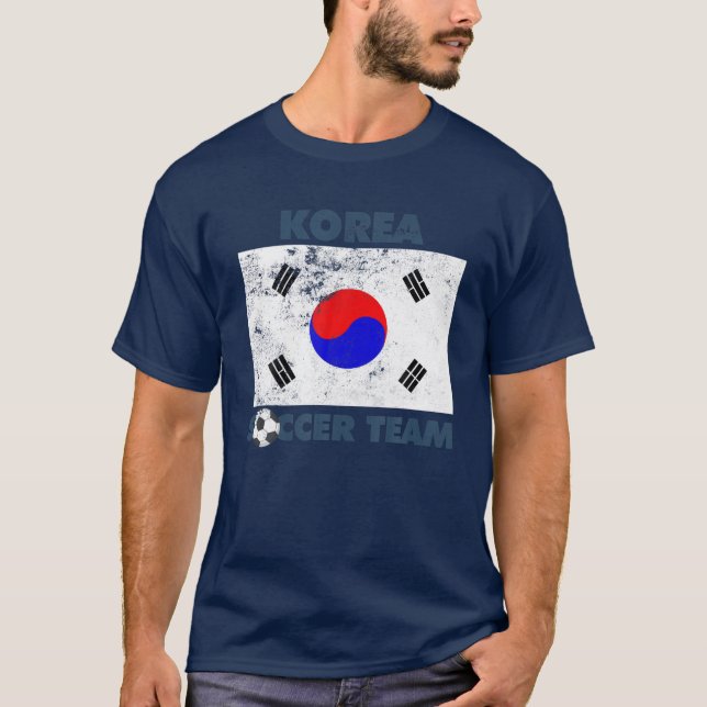Camiseta Sinalizador da Equipe de Futebol da Coreia em 2022 (Frente)