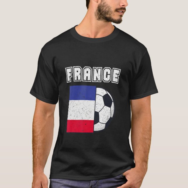Camiseta Sinalizador da Equipe de Futebol da França (Frente)