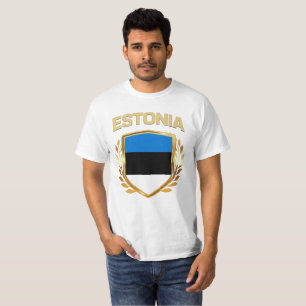 Camiseta Sinalizador da Estônia