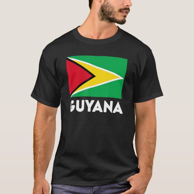 Camiseta Sinalizador da Guiana (Frente)